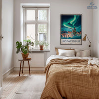 Kópavogur Poster - Iceland Wall Art