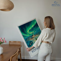 Kópavogur Poster - Iceland Wall Art