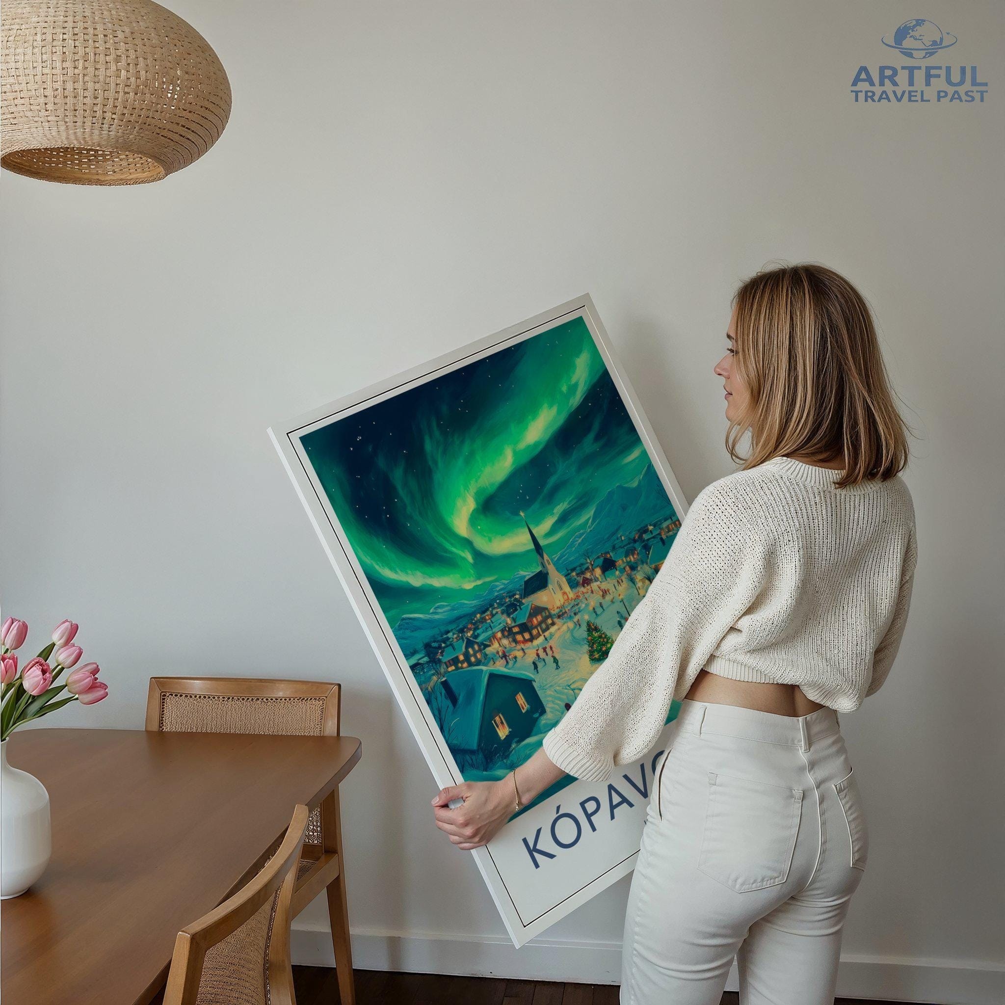 Kópavogur Poster - Iceland Wall Art