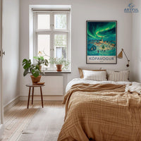 Kópavogur Poster - Iceland Wall Art