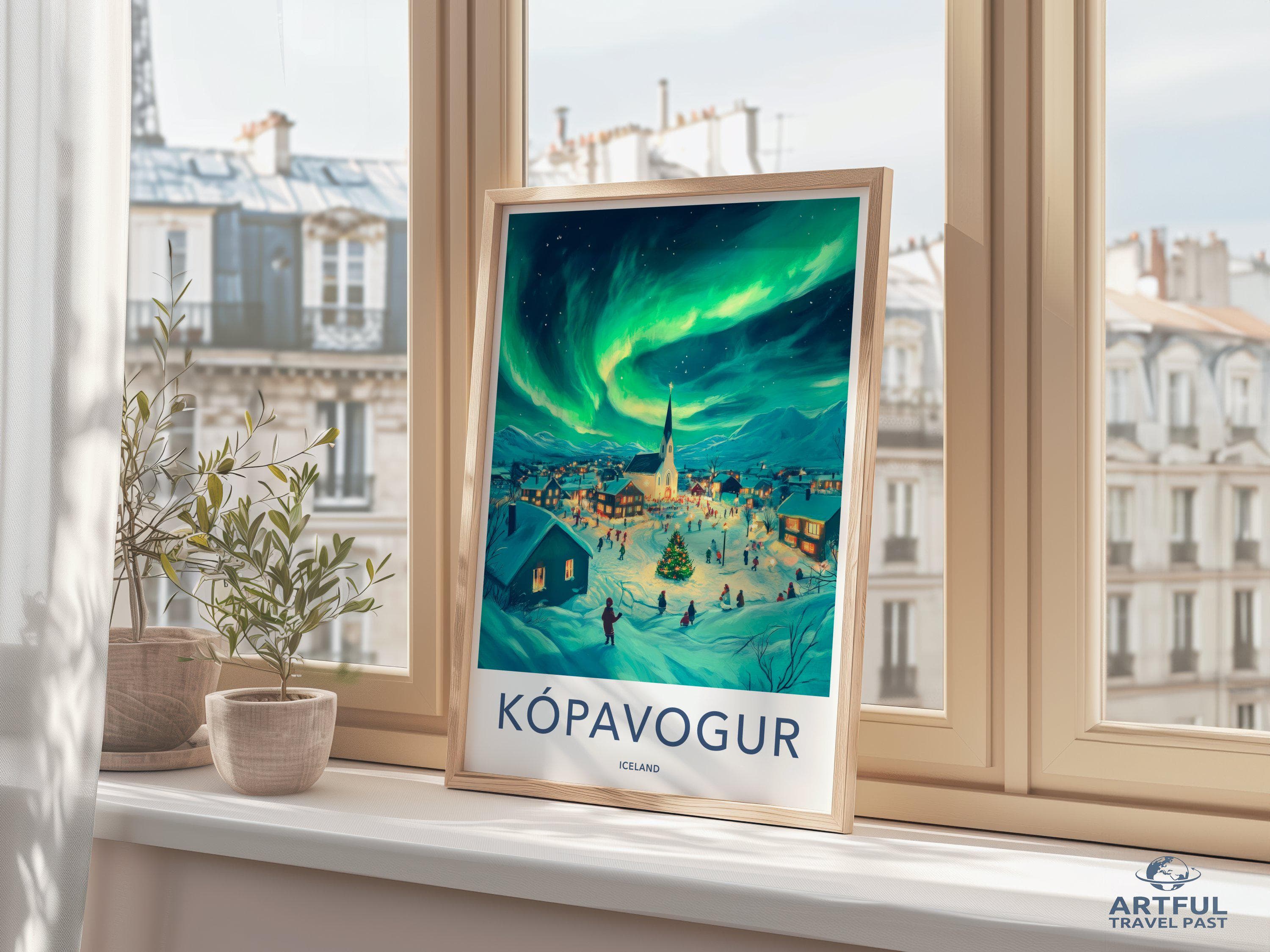Kópavogur Poster - Iceland Wall Art