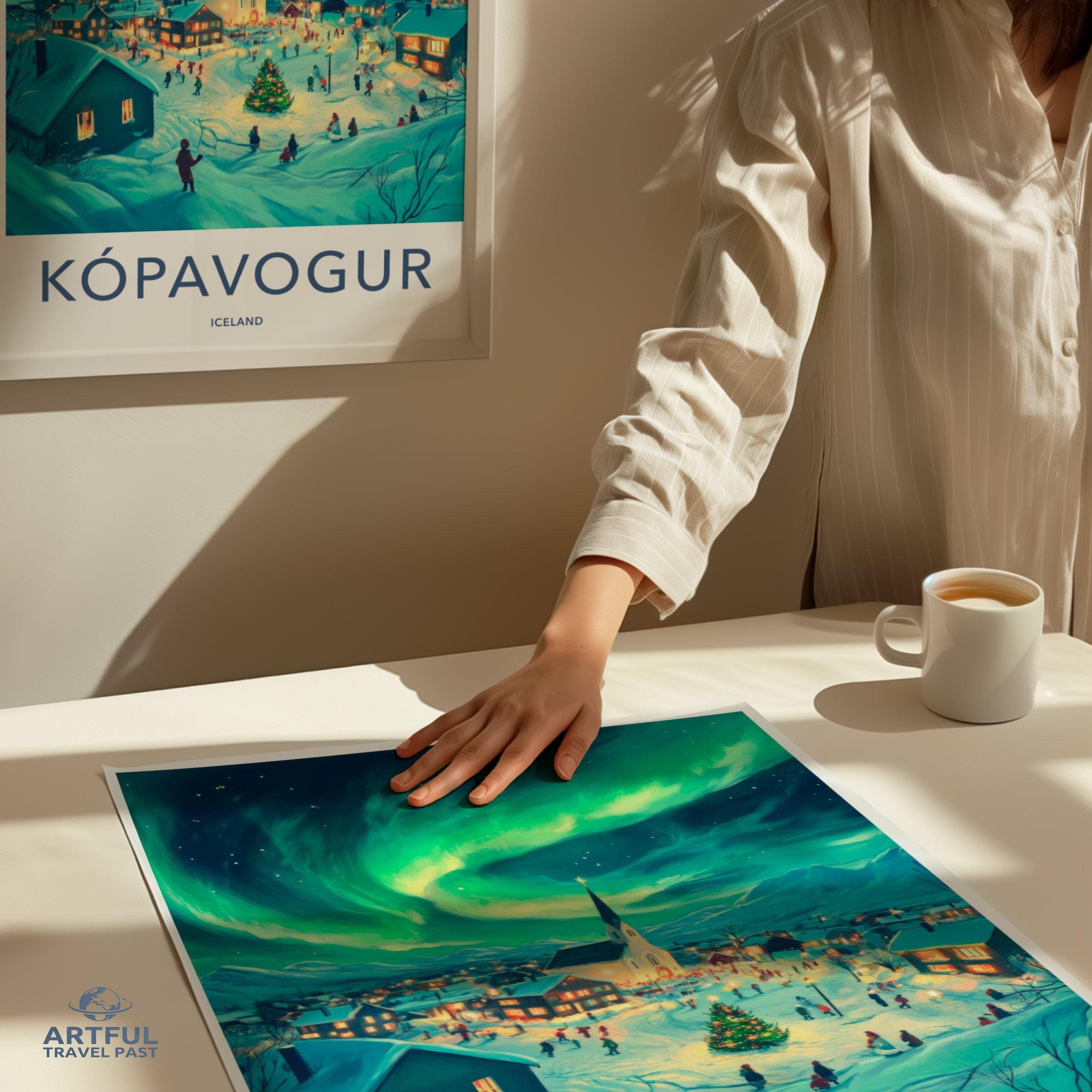 Kópavogur Poster - Iceland Wall Art