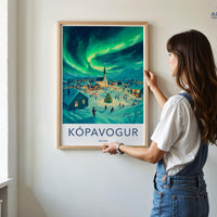 Kópavogur Poster - Iceland Wall Art