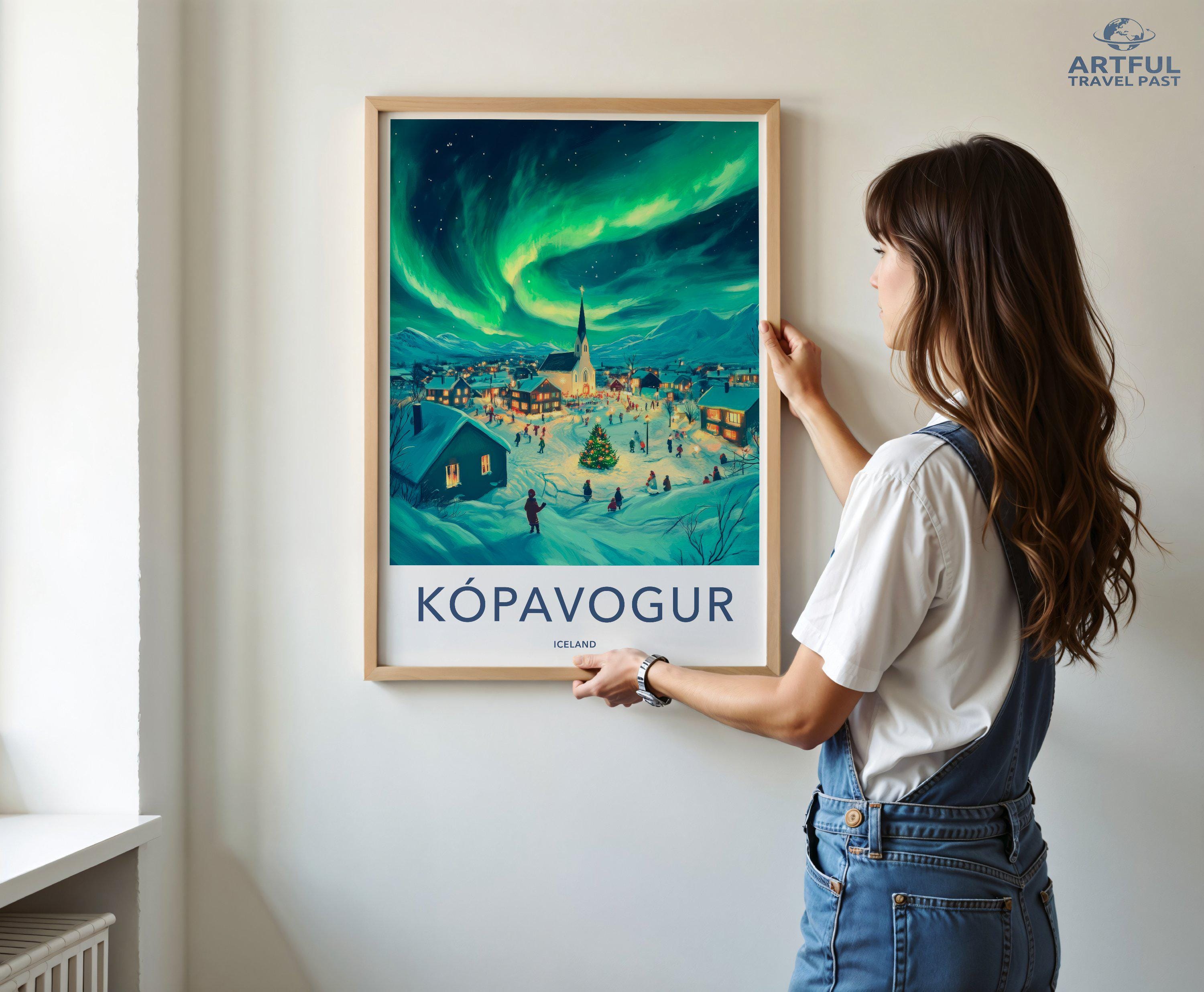 Kópavogur Poster - Iceland Wall Art