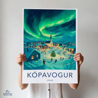 Kópavogur Poster - Iceland Wall Art