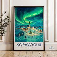 Kópavogur Poster - Iceland Wall Art