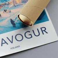 Kópavogur Poster - Iceland Wall Art