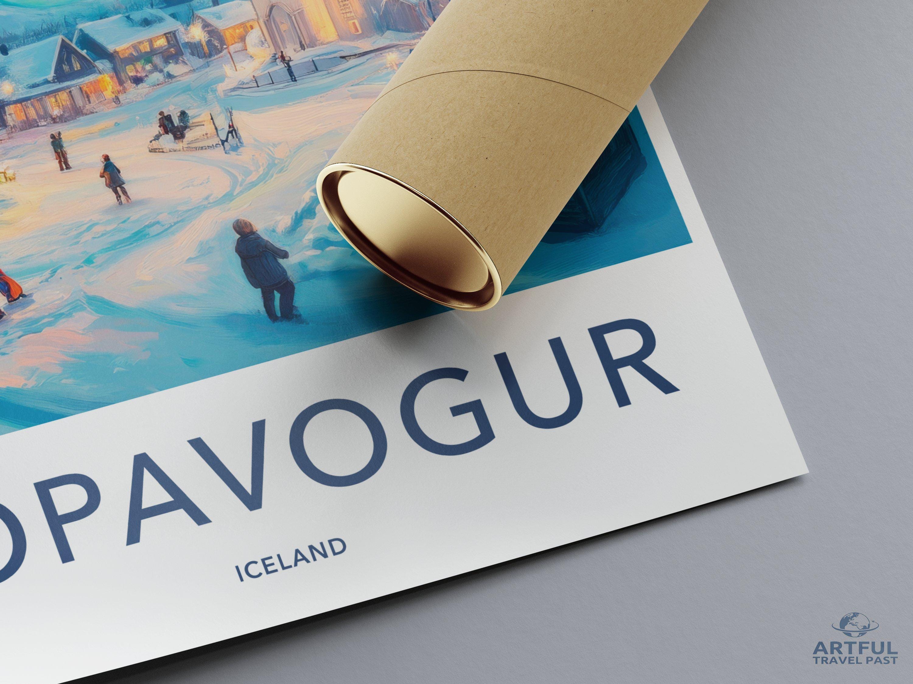 Kópavogur Poster - Iceland Wall Art