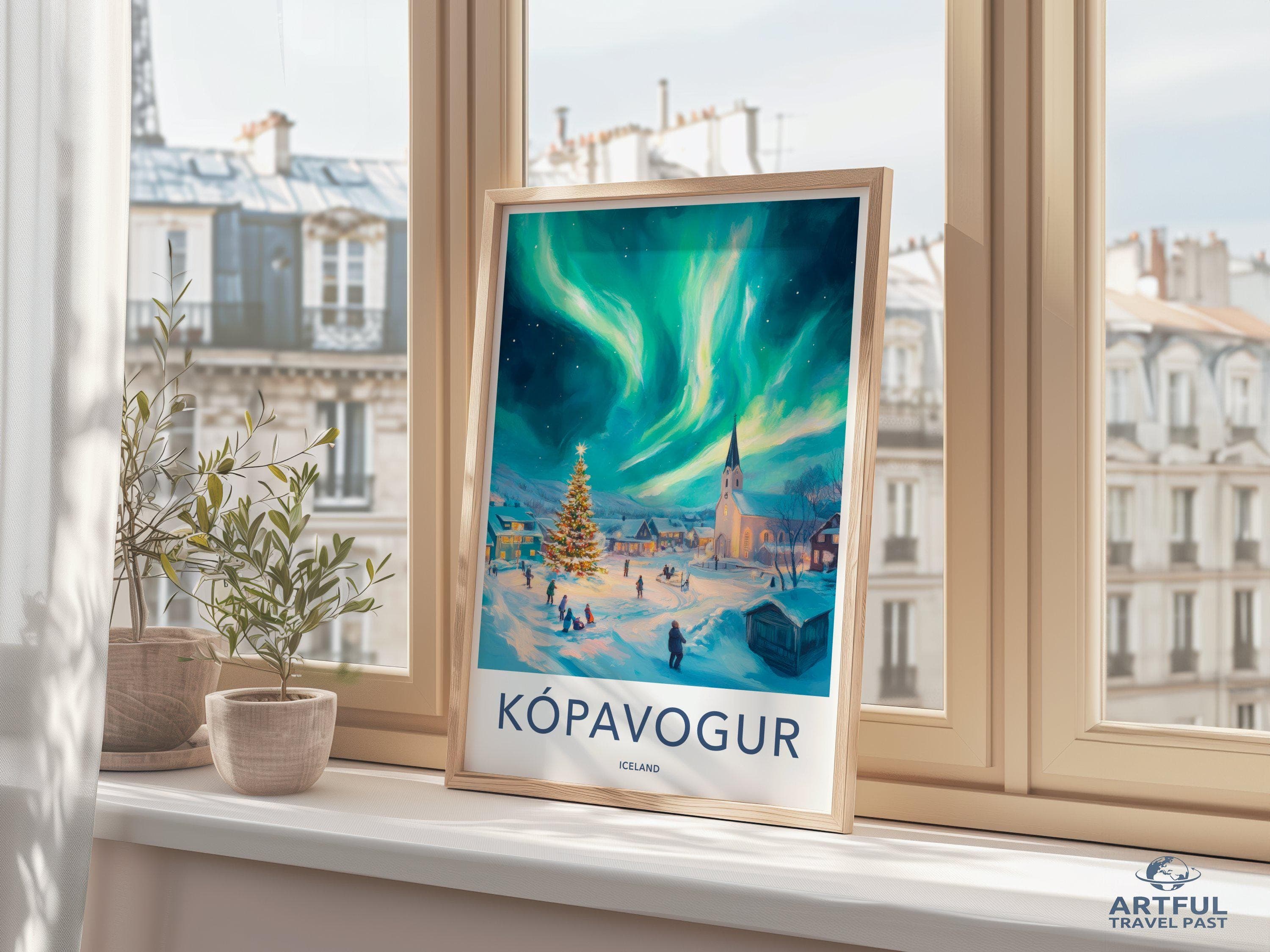 Kópavogur Poster - Iceland Wall Art
