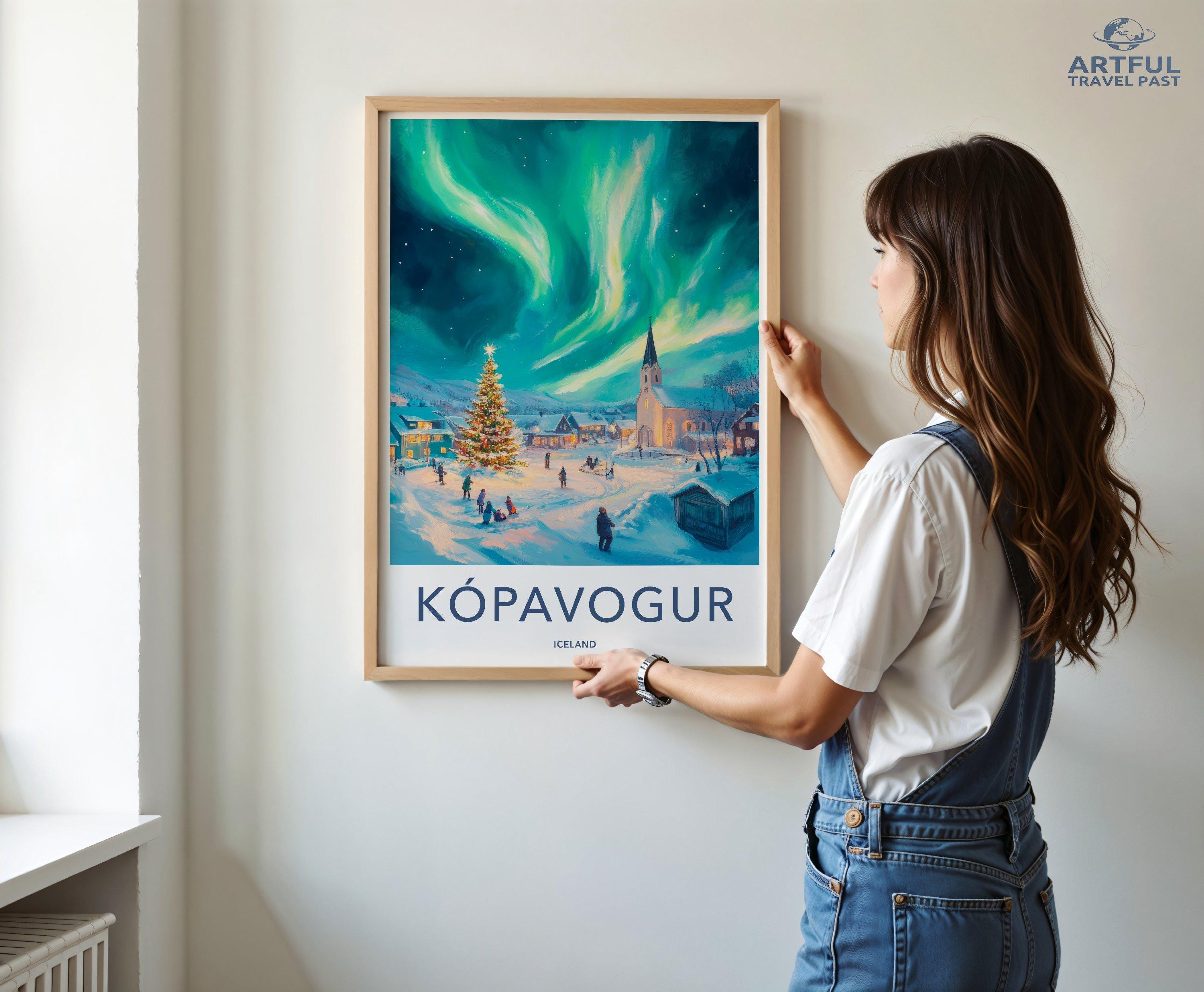 Kópavogur Poster - Iceland Wall Art
