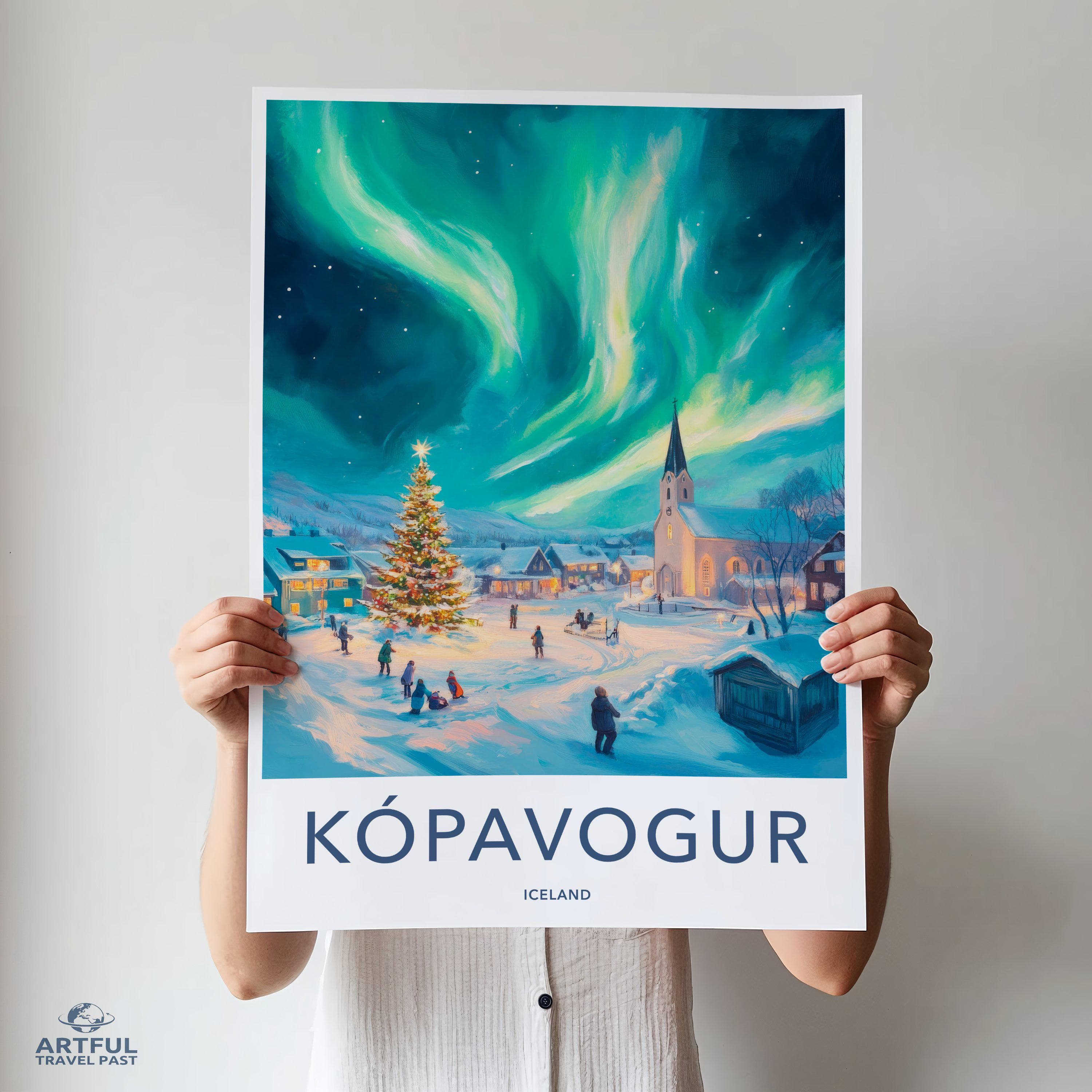 Kópavogur Poster - Iceland Wall Art