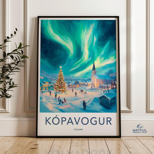 Kópavogur Poster - Iceland Wall Art
