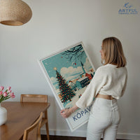 Kópavogur Poster - Iceland Wall Art