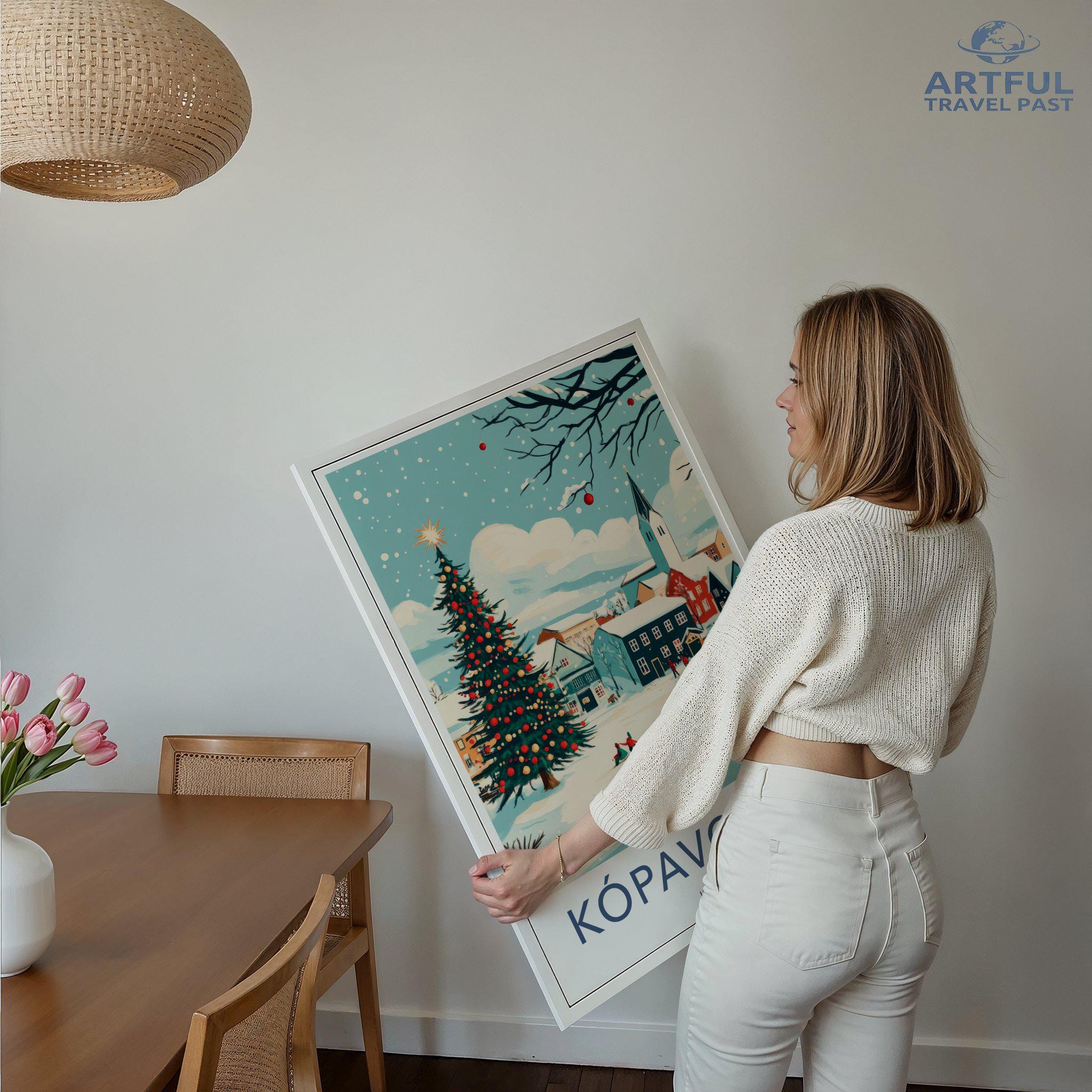 Kópavogur Poster - Iceland Wall Art