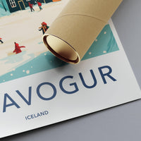 Kópavogur Poster - Iceland Wall Art