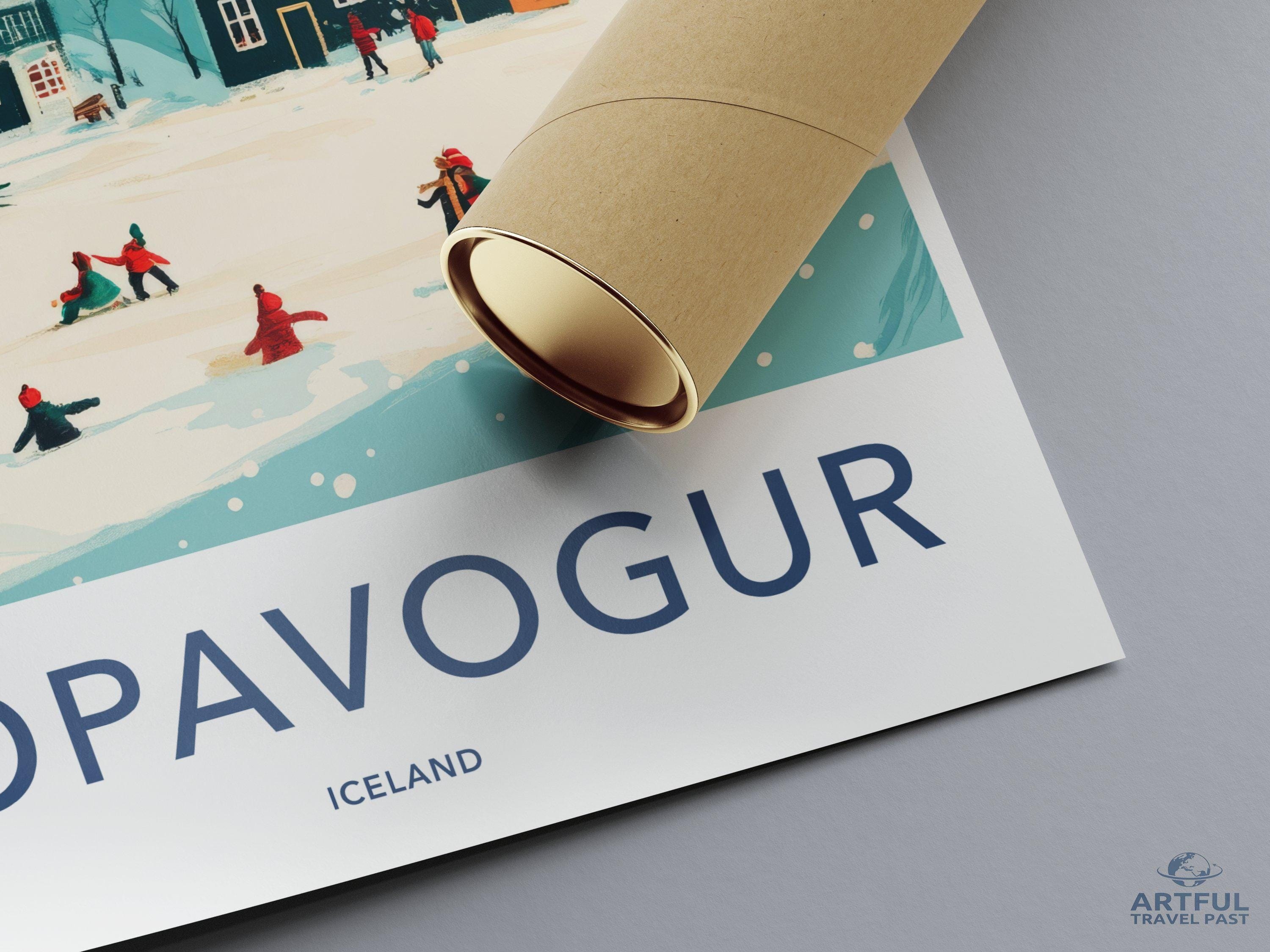 Kópavogur Poster - Iceland Wall Art