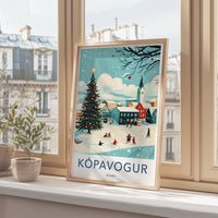 Kópavogur Poster - Iceland Wall Art