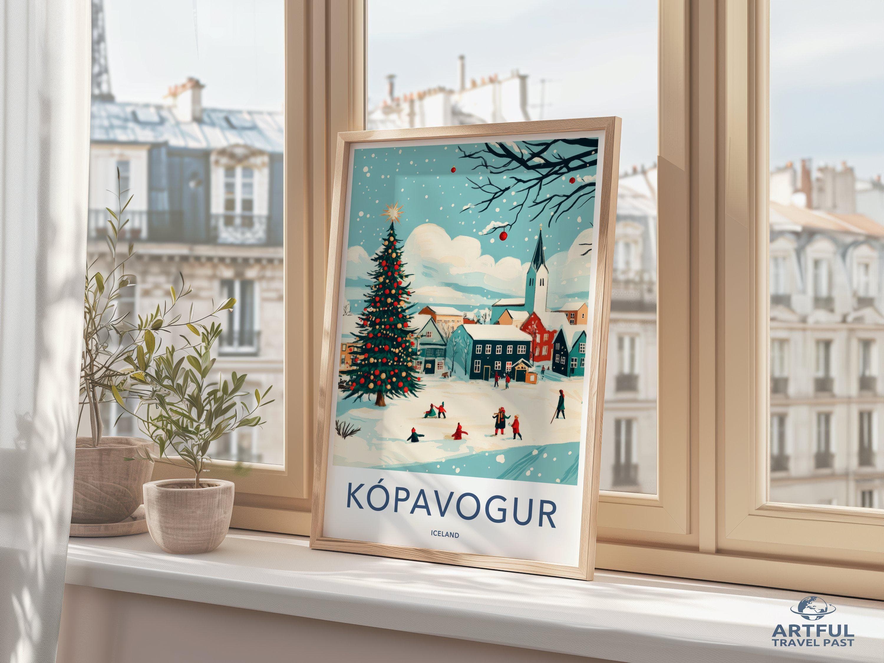 Kópavogur Poster - Iceland Wall Art