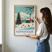 Kópavogur Poster - Iceland Wall Art