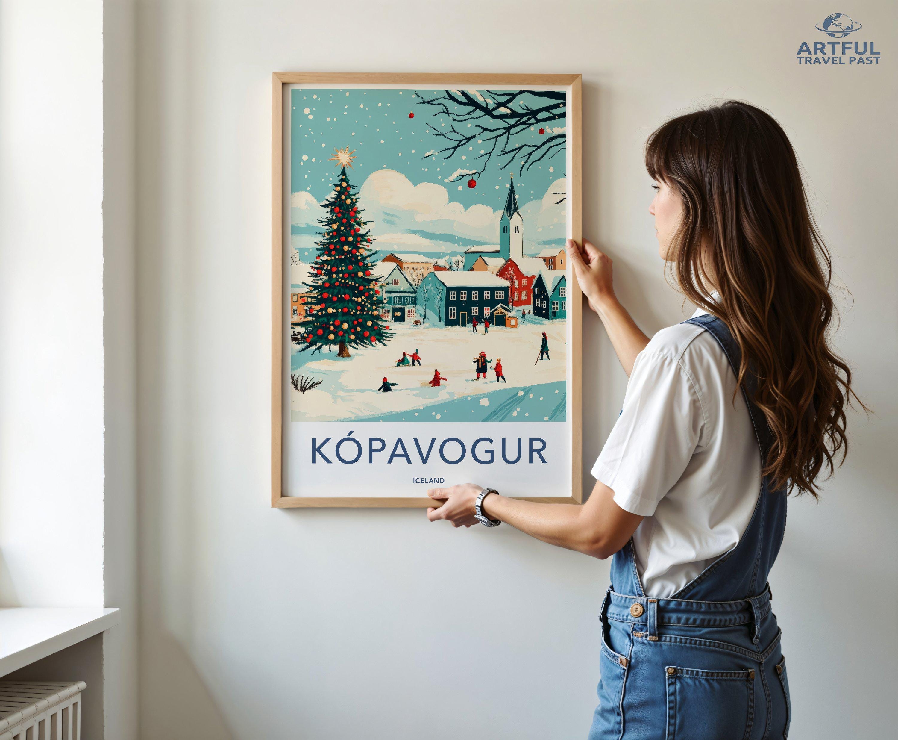 Kópavogur Poster - Iceland Wall Art
