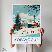 Kópavogur Poster - Iceland Wall Art