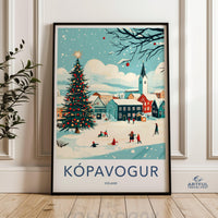 Kópavogur Poster - Iceland Wall Art