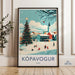 Kópavogur Poster - Iceland Wall Art