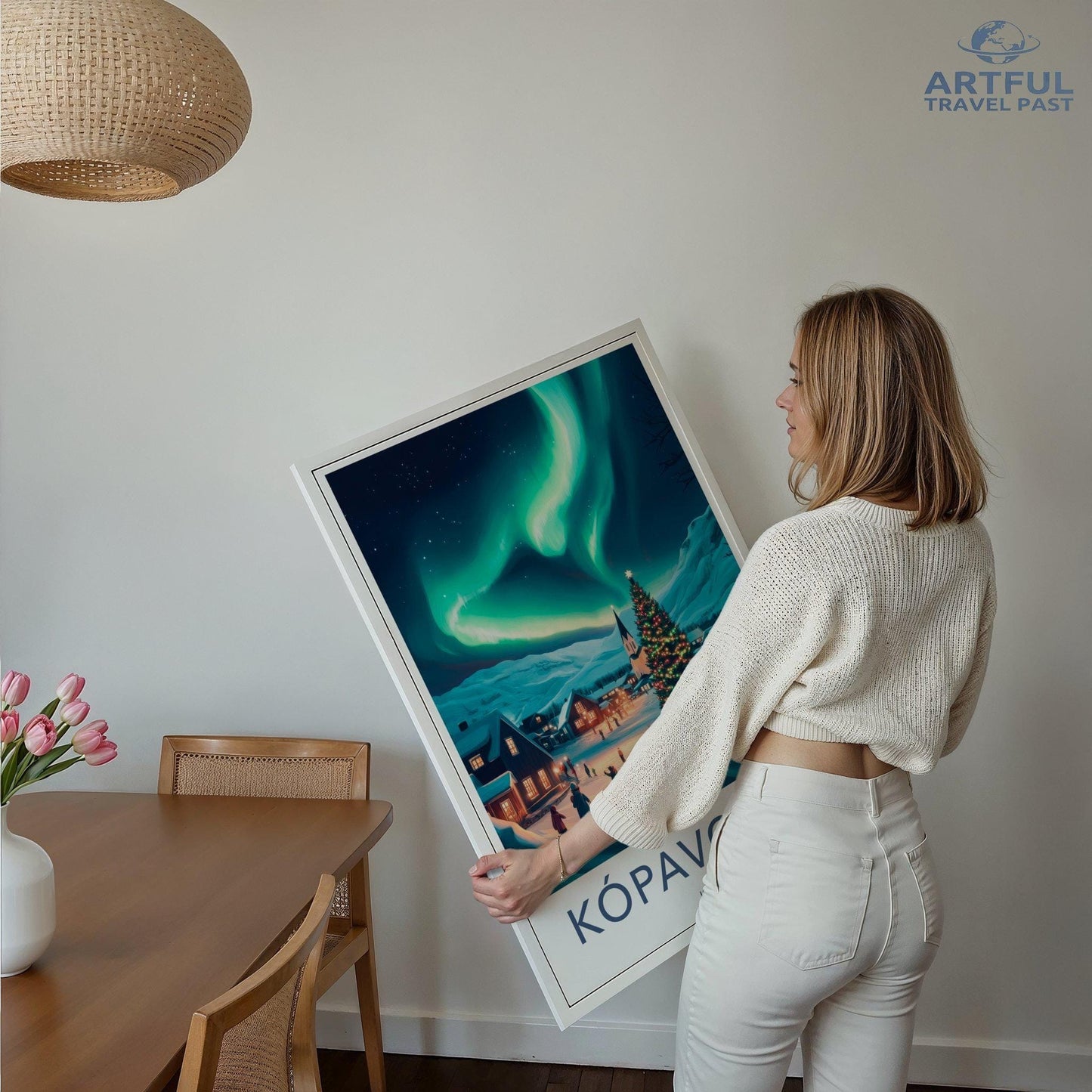 Kópavogur Poster | Iceland Wall Art | Nordic Decor