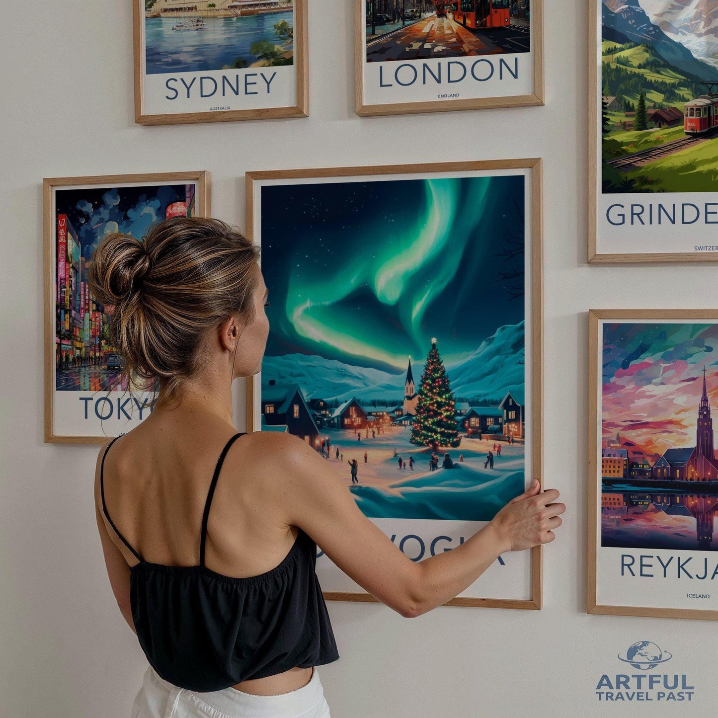 Kópavogur Poster | Iceland Wall Art | Nordic Decor