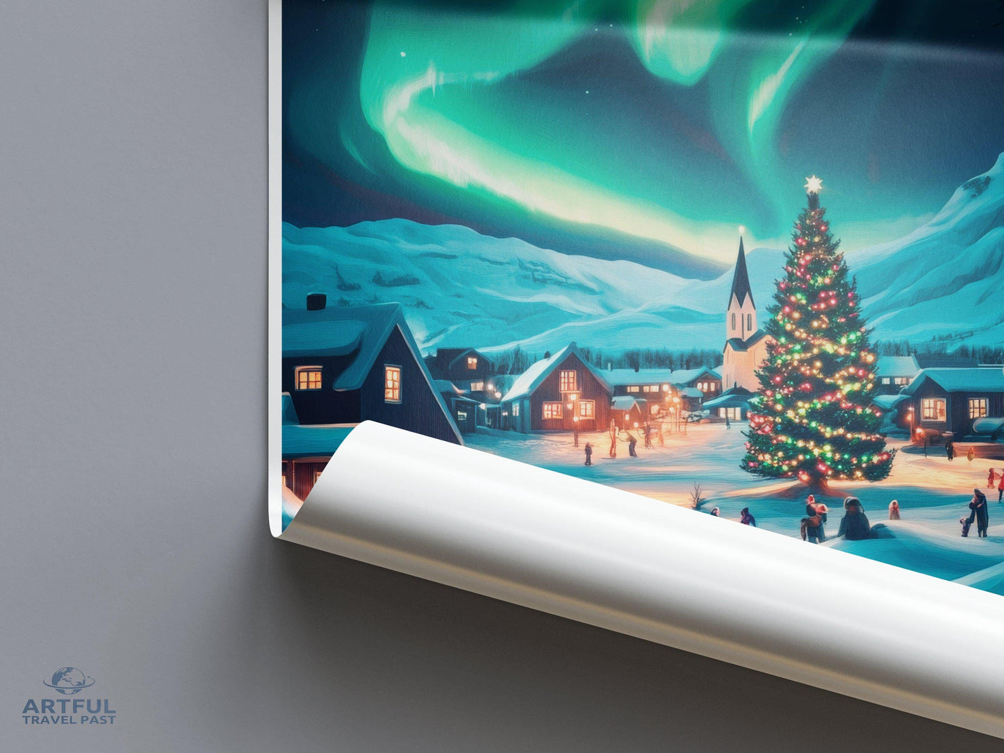 Kópavogur Poster | Iceland Wall Art | Nordic Decor