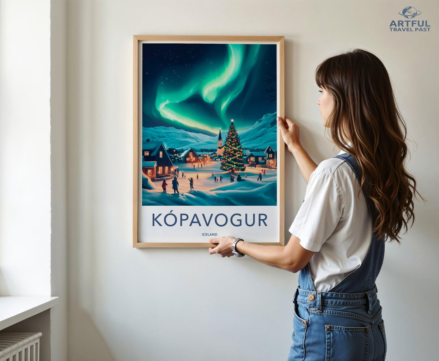 Kópavogur Poster | Iceland Wall Art | Nordic Decor