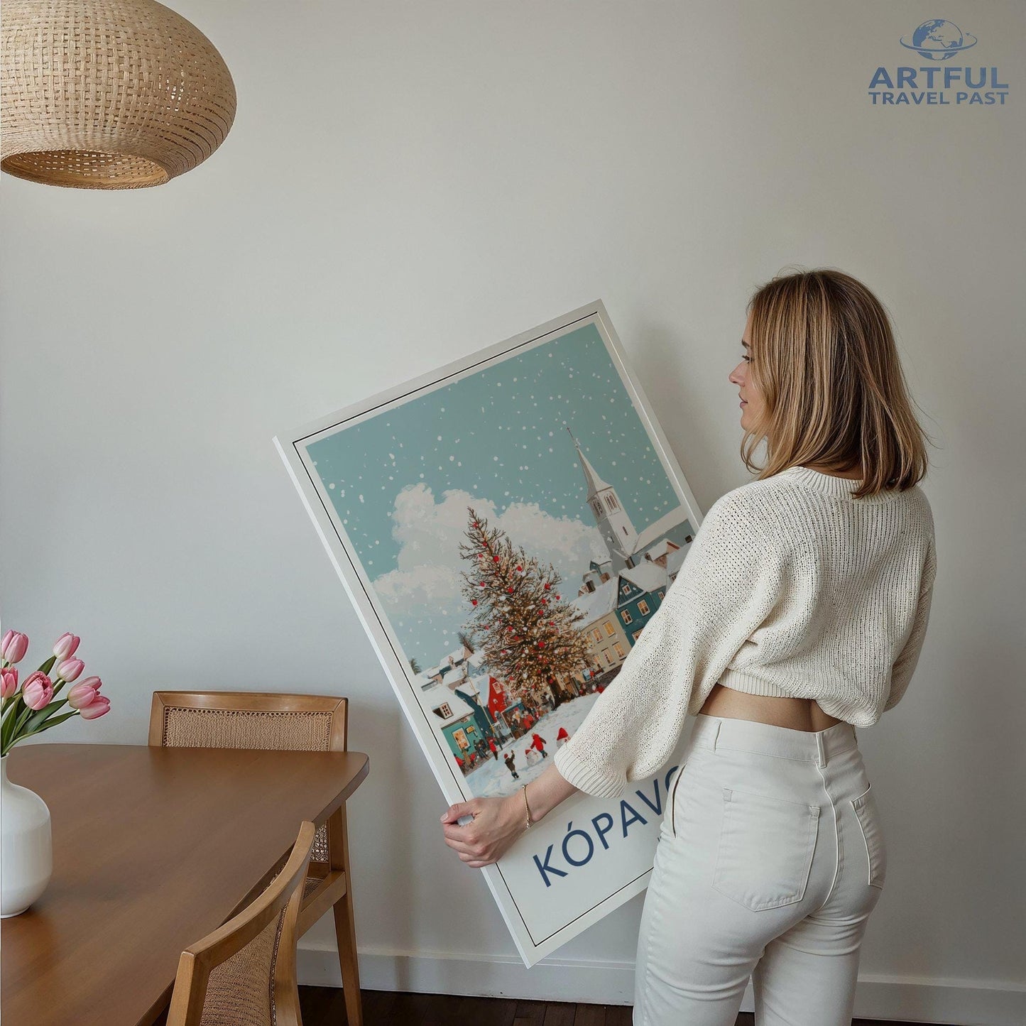 Kópavogur Poster | Iceland Wall Art | Nordic Decor