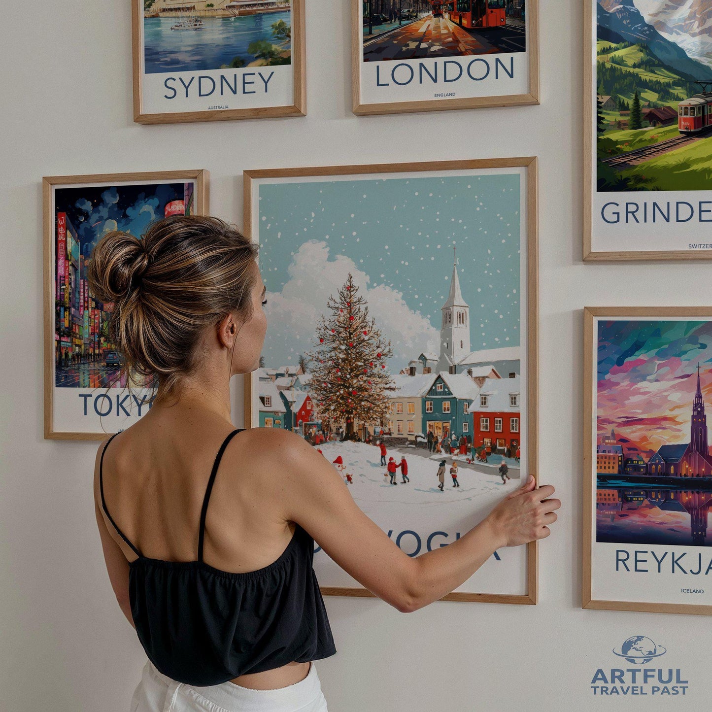 Kópavogur Poster | Iceland Wall Art | Nordic Decor