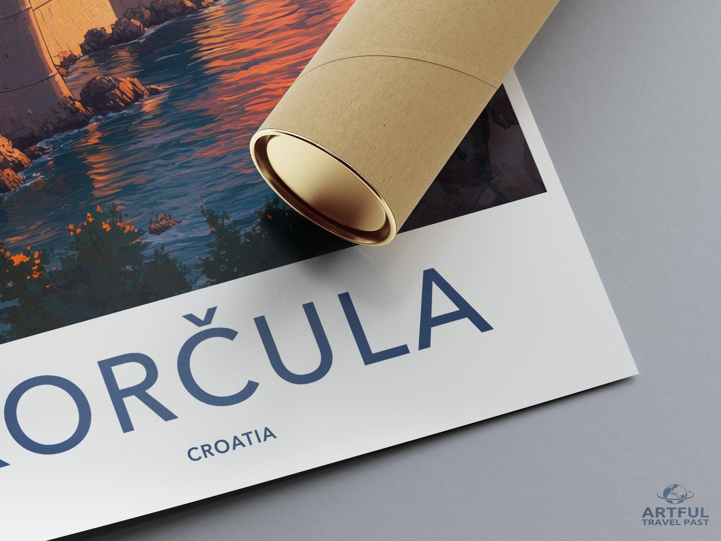 Korcula Poster | Croatia Wall Art | Europe Decor