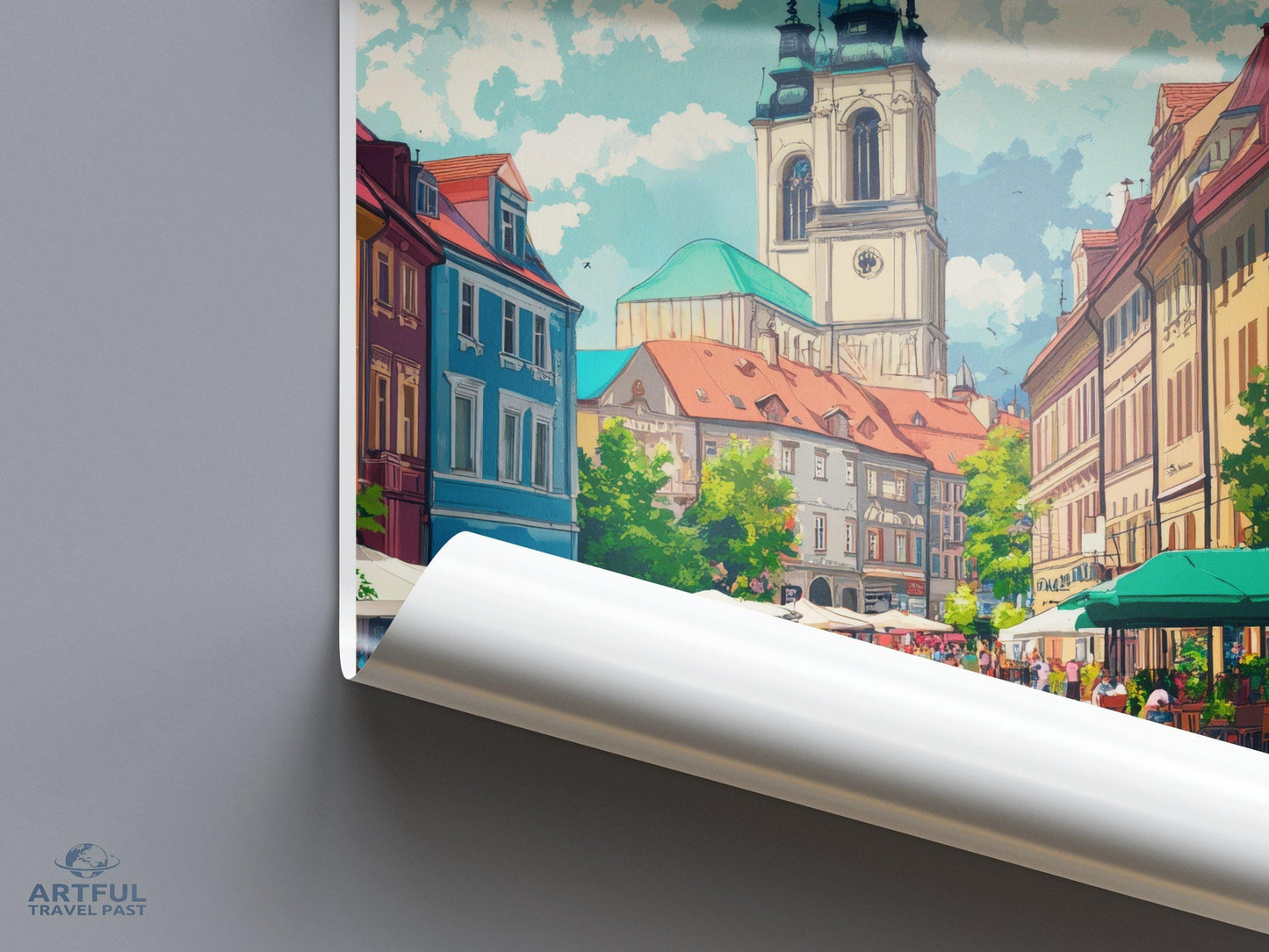 Kosice Poster - Slovakia Wall Art