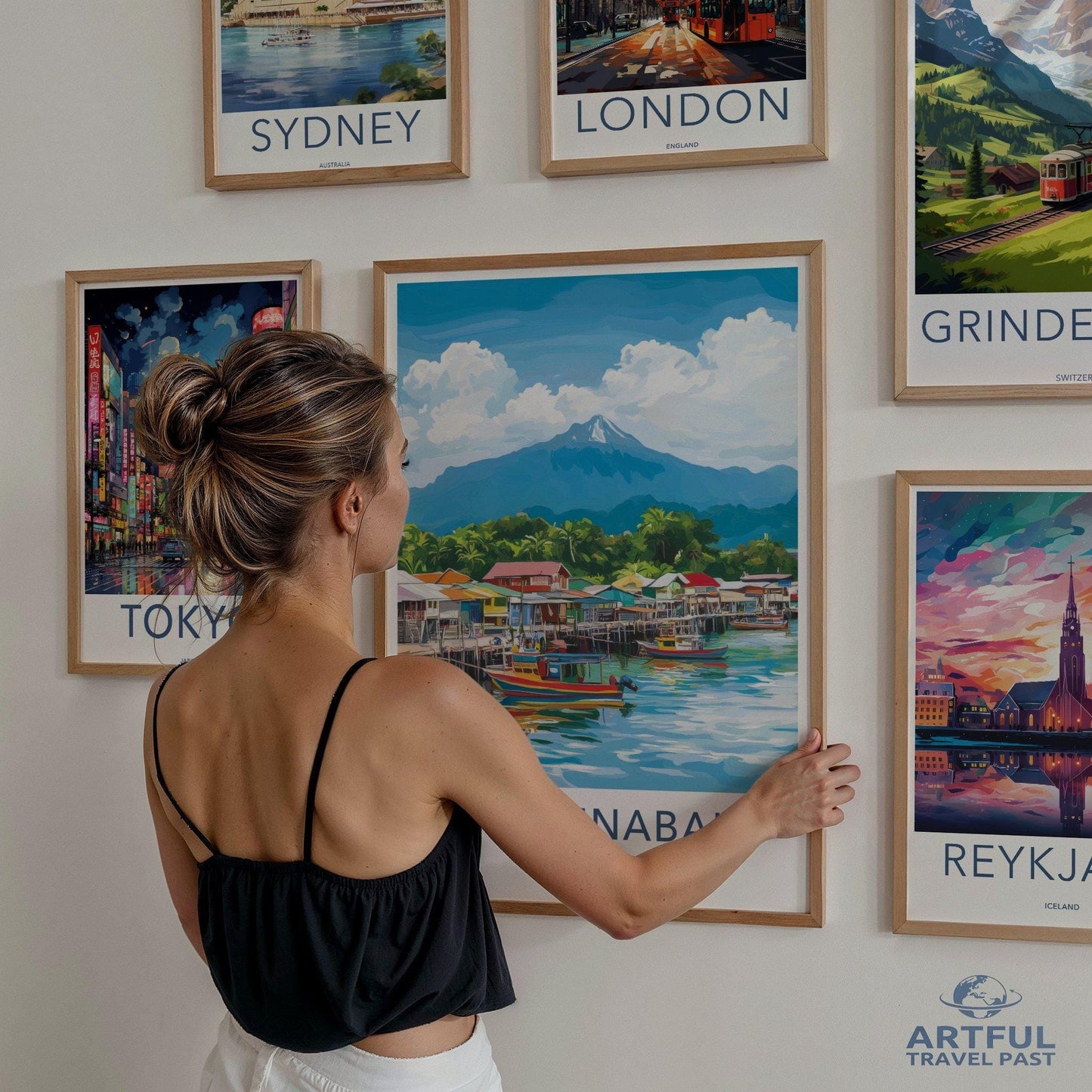 Kota Kinabalu Poster - Malaysia Wall Art