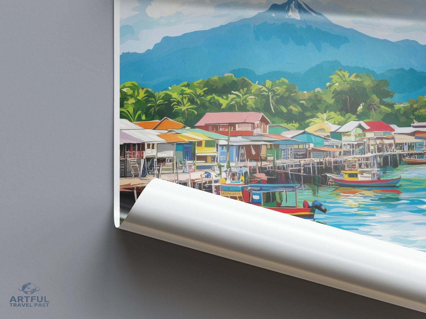 Kota Kinabalu Poster - Malaysia Wall Art