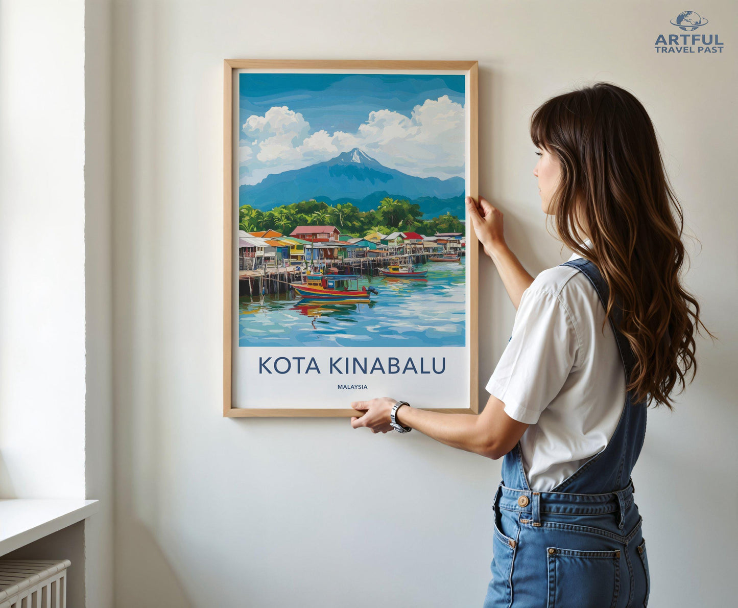 Kota Kinabalu Poster - Malaysia Wall Art