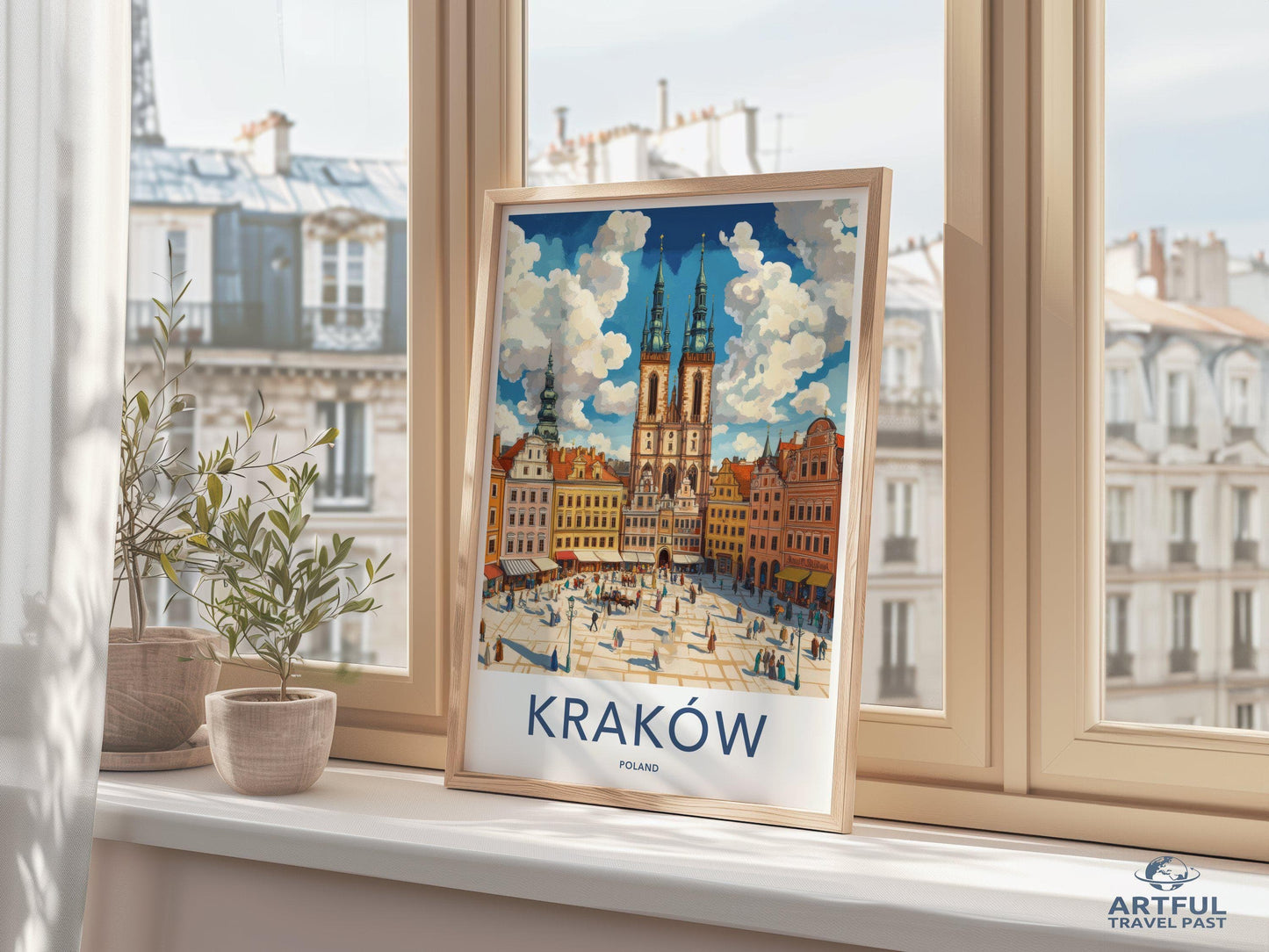 Kraków Poster - Poland Wall Art