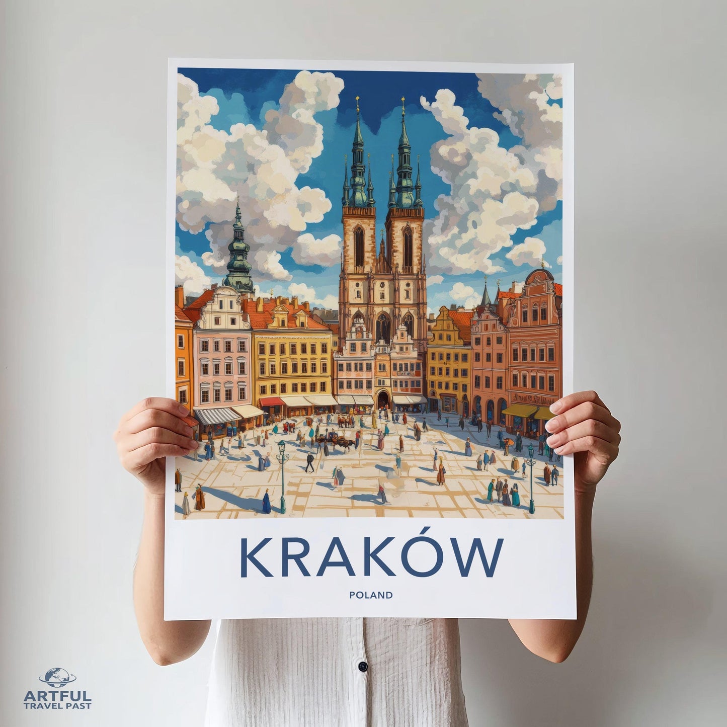 Kraków Poster - Poland Wall Art