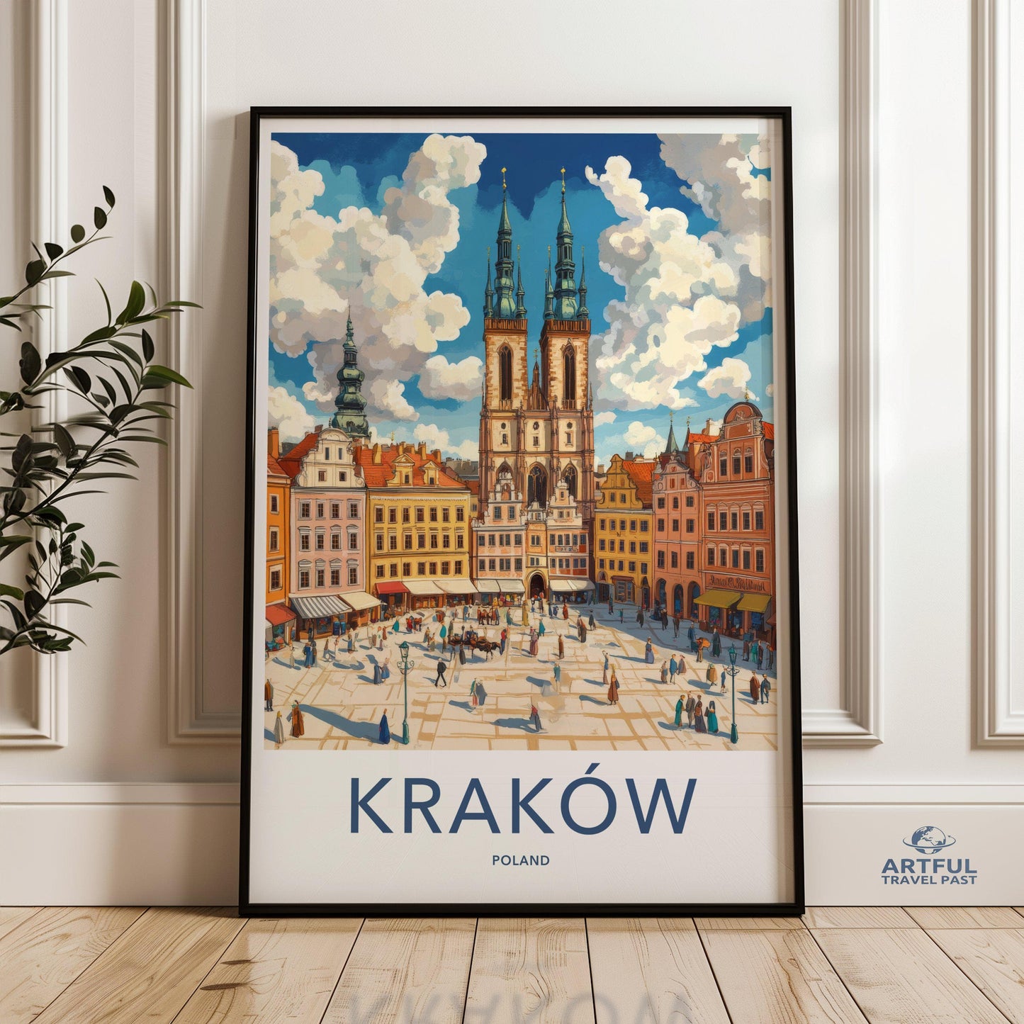 Kraków Poster - Poland Wall Art