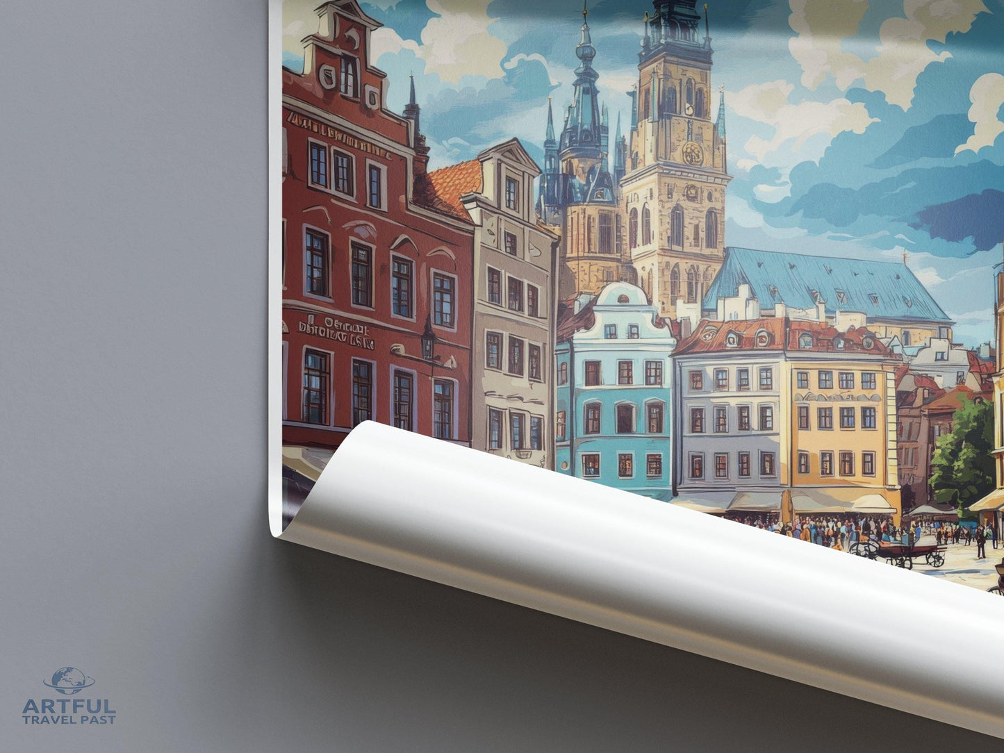 Kraków Poster - Poland Wall Art