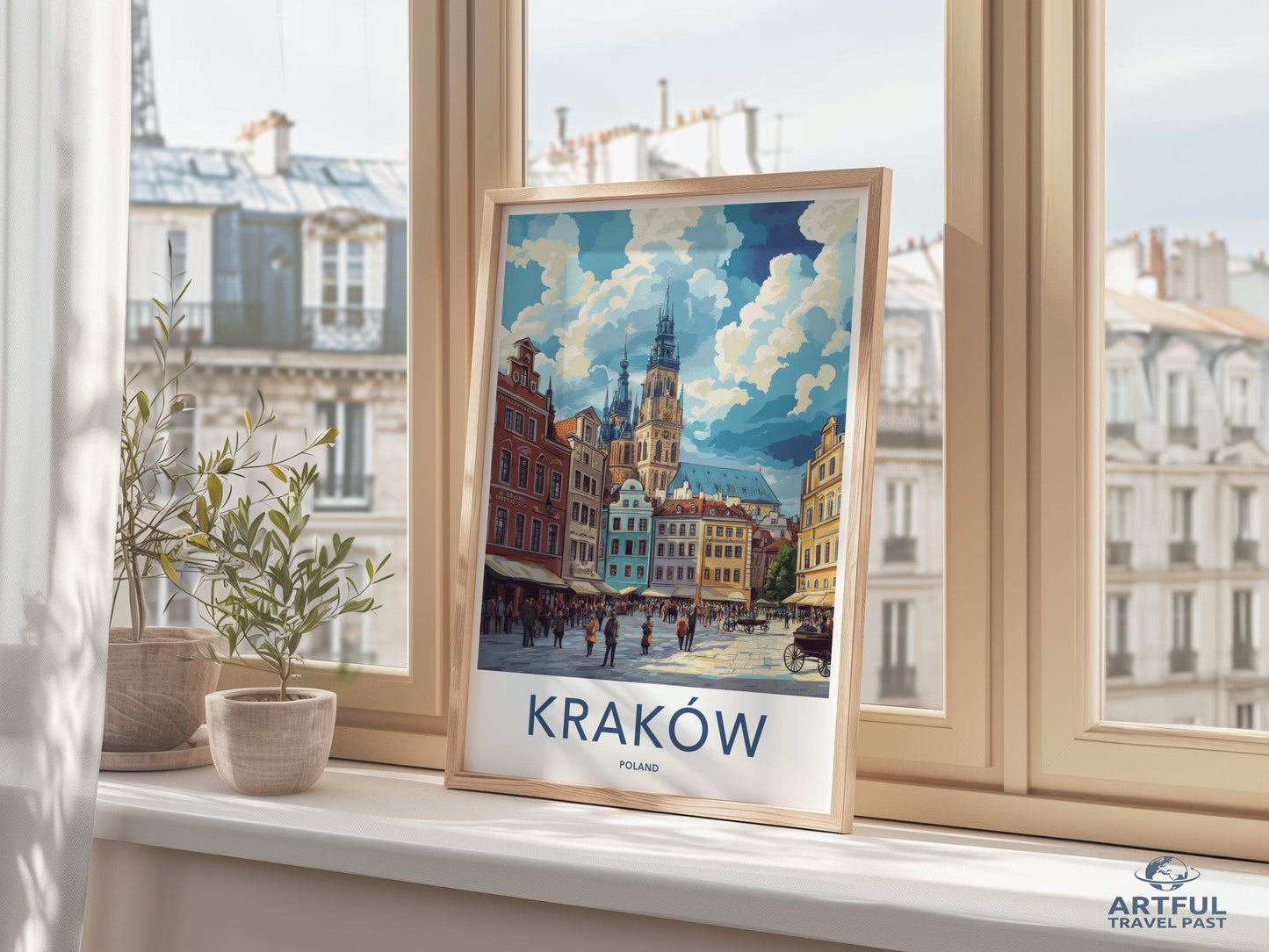 Kraków Poster - Poland Wall Art