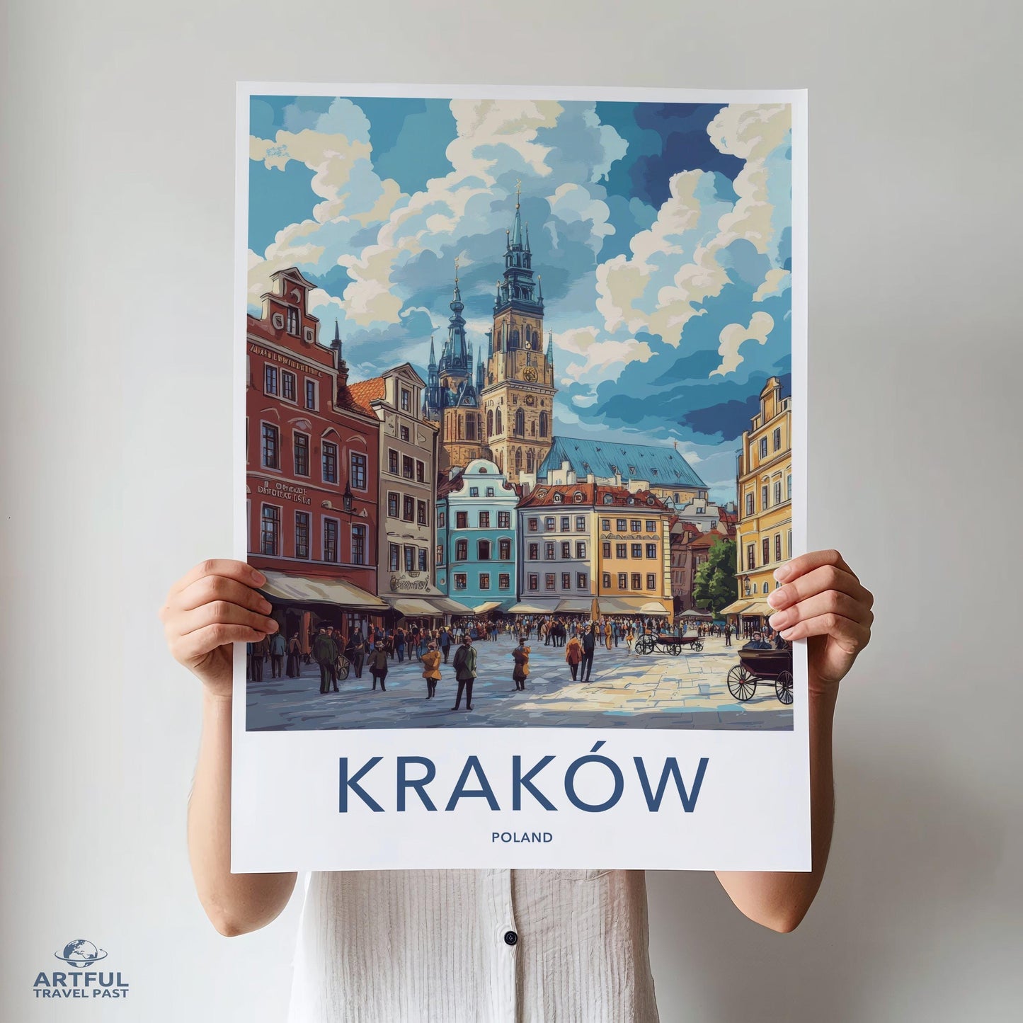 Kraków Poster - Poland Wall Art