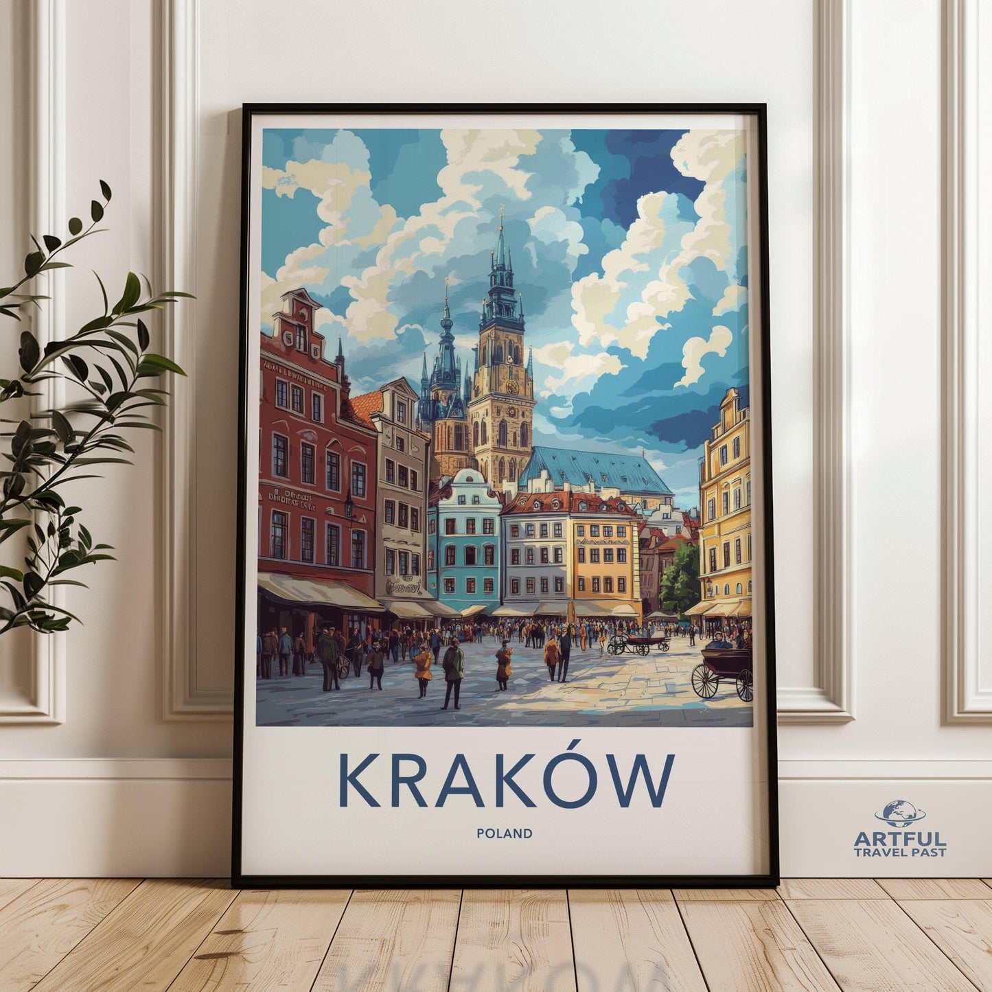 Kraków Poster - Poland Wall Art