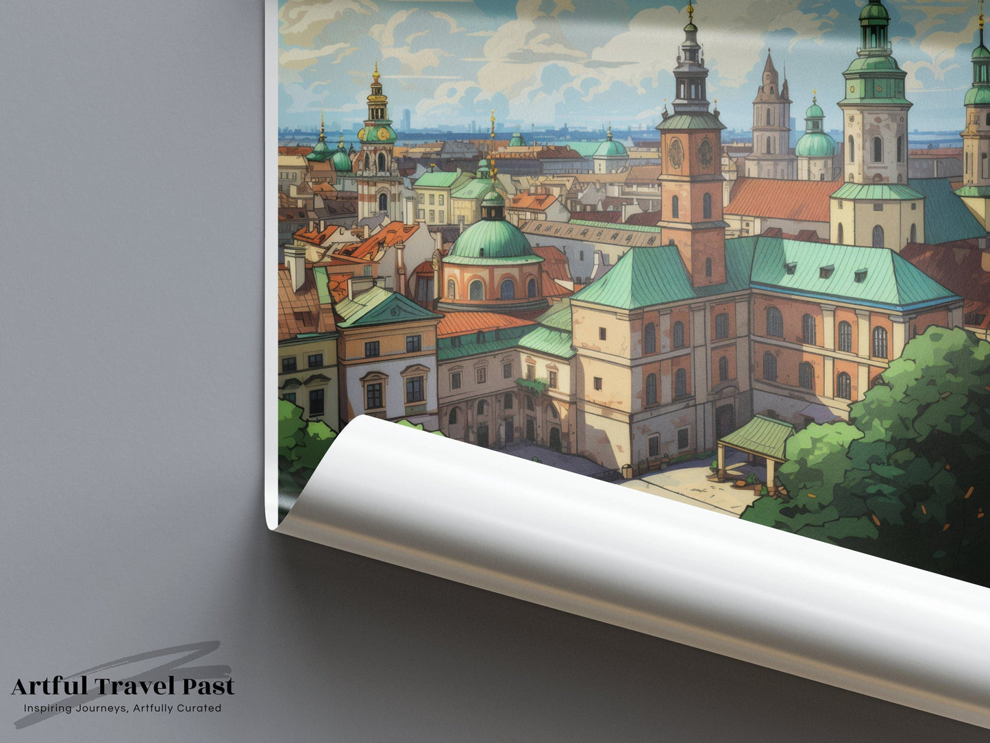Kraków Poster - Poland Wall Art