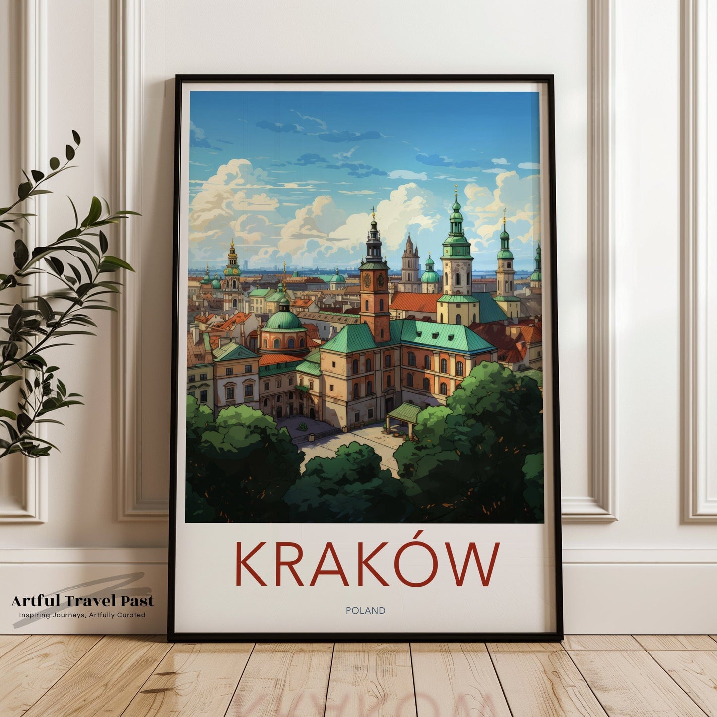 Kraków Poster - Poland Wall Art