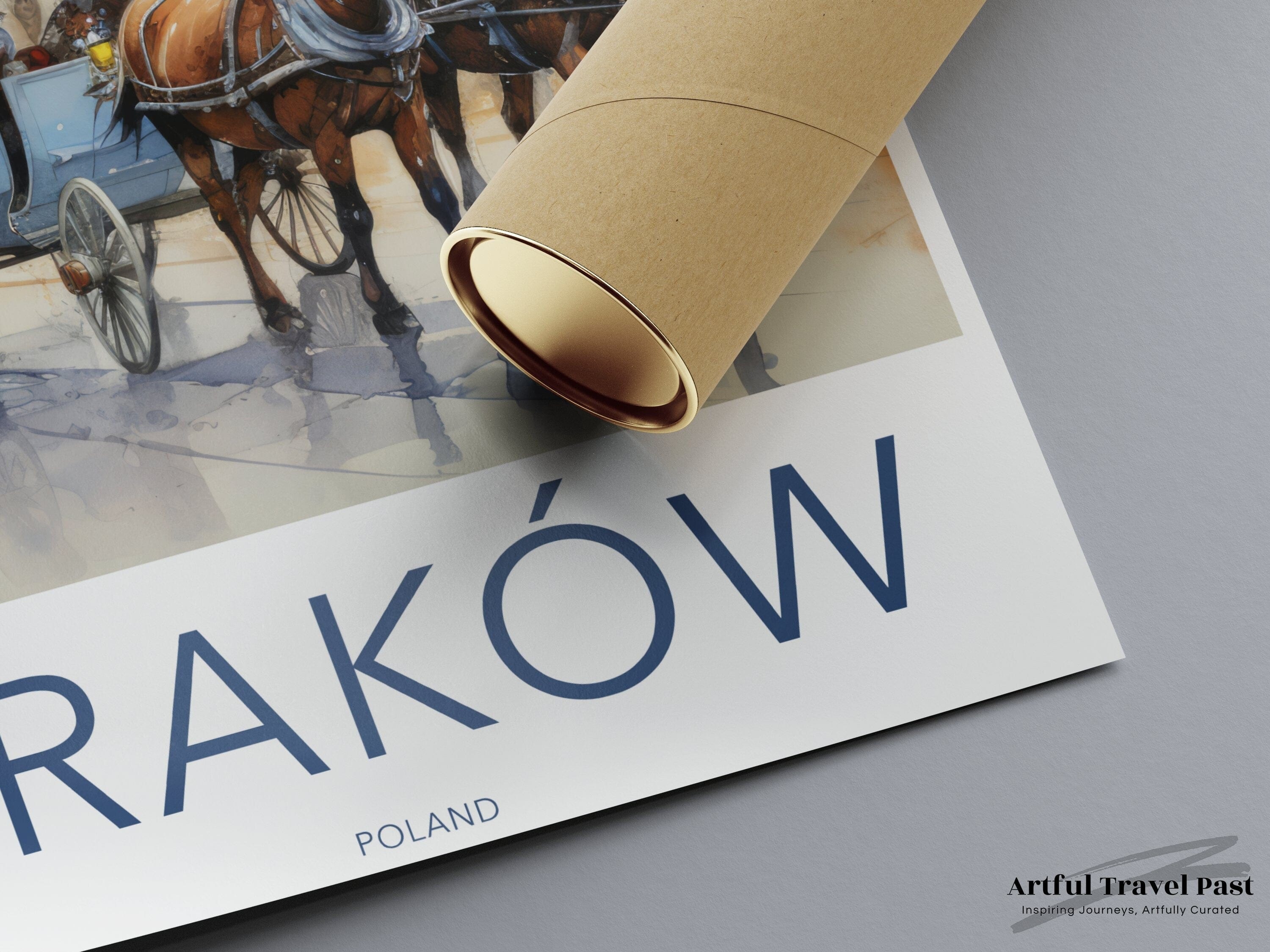 Kraków Poster - Poland Wall Art