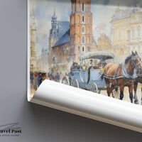 Kraków Poster - Poland Wall Art