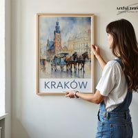 Kraków Poster - Poland Wall Art